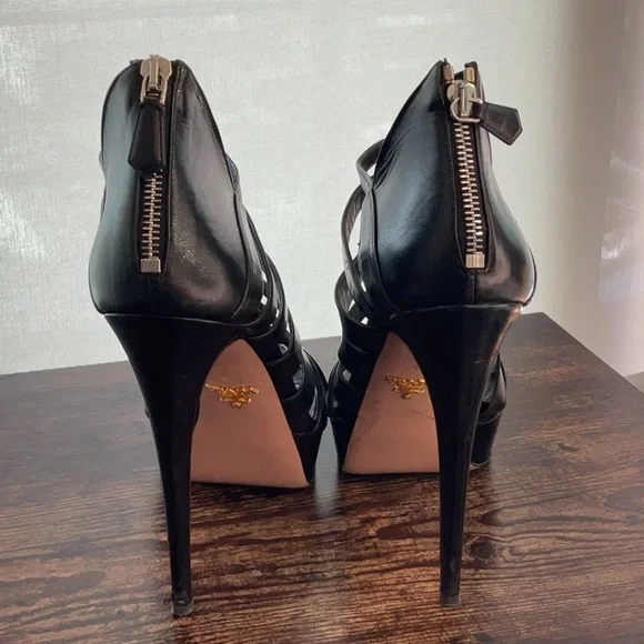 Prada Leather High Heels - Picture 3 of 7